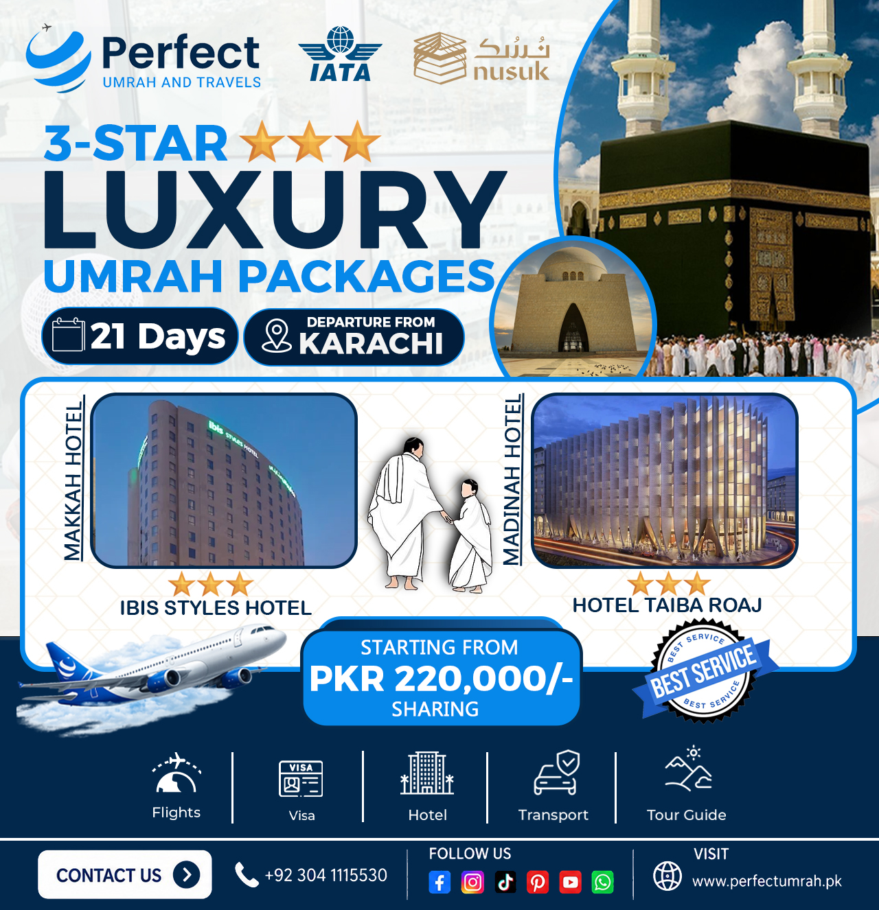 3 Star Luxury Umrah Packages From Karachi